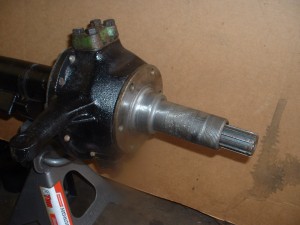 right hand knuckle (heavy duty) with stock spindle bolted to #27 front housing