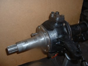 left hand knuckle (heavy duty) with stock spindle bolted to #27 front housing